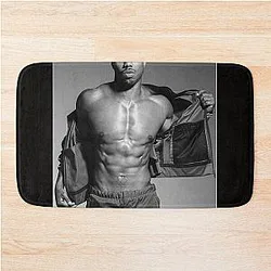 Michael B Jordan Fan Art & Essential T-Shirt Bath Mat