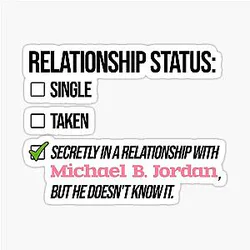 Relationship with Michael Jordan Sticker