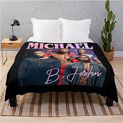 Michael B. Jordan Throw Blanket
