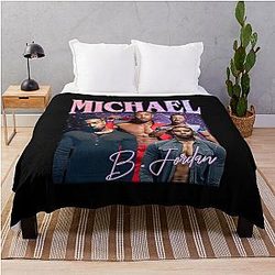 Michael B. Jordan Throw Blanket