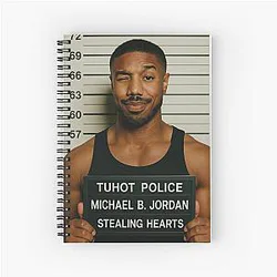 Michael B. Jordan Stealing Hearts Notebook