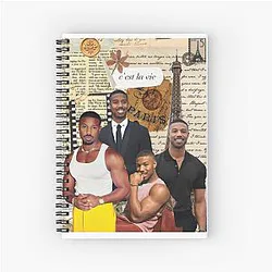Michael B. Jordan photo Spiral Notebook