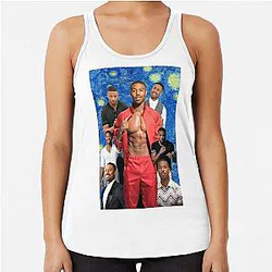 Michael Jordan college Racerback Tank Top