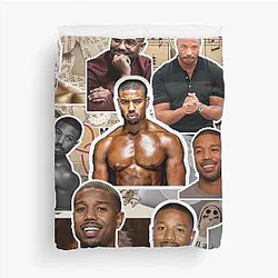 Michael B Jordan Photo Duvet Cover