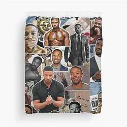 Michael B. Jordan Duvet Cover