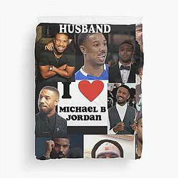 Michael B. Jordan Duvet Cover