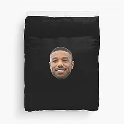 Michael Jordan heads Duvet Cover