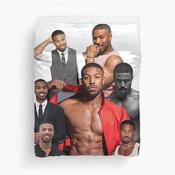 Michael B. Jordan Duvet Cover