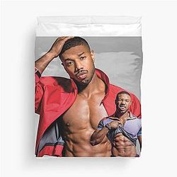 Michael B. Jordan Duvet Cover