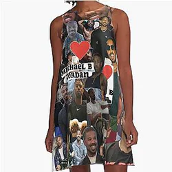 Michael B. Jordan A-Line Dress