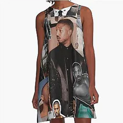Michael B. Jordan A-Line Dress