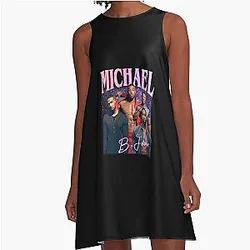 Michael B. Jordan A-line dress