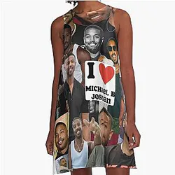 Michael Jordan A-Line Dress