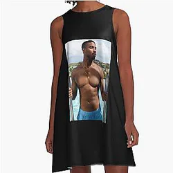 michael jordan classic a-line dress