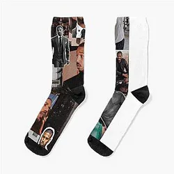 Michael Jordan photo collage Socks