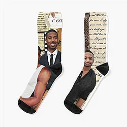 Michael B. Jordan photo Socks