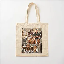 Michael Jordan Photo Collage Cotton Tote Bag