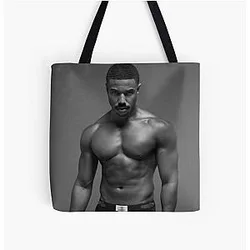Michael B. Jordan All Over Print Tote Bag