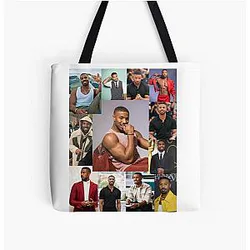 Michael B. Jordan All Over Print Tote Bag