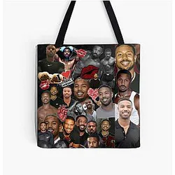 Michael B. Jordan All Over Print Tote Bag