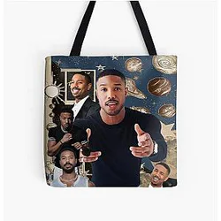 Michael Jordan College Tote Bag