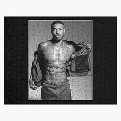 Michael B Jordan Fan Art & Merch Essential T Shirt Jigsaw Puzzle