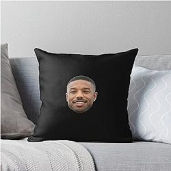 Michael B. Jordan Throw Pillow