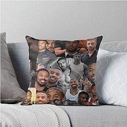 Michael B. Jordan Throw Pillow