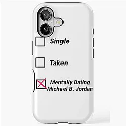 Mentally Dating Michael Jordan iPhone Tough Case