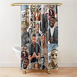 Michael B. Jordan Shower Curtain