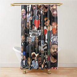 Michael B. Jordan Shower Curtain