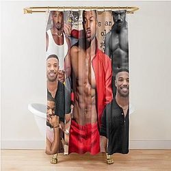 Michael B. Jordan Shower Curtain