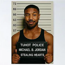 Michael B. Jordan Stealing Hearts Poster