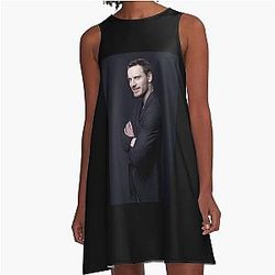 Michael Fassbender A-Line Dress