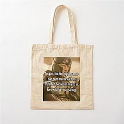 Michael Fassbender as Erik Lehnsherr Cotton Tote Bag