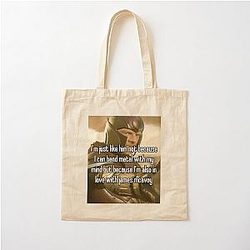 Michael Fassbender as Erik Lehnsherr Cotton Tote Bag