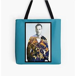 Michael Fassbender All Over Print Tote Bag