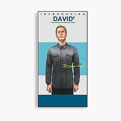 Michael Fassbender as David 8 Canvas Print