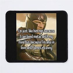 Michael Fassbender as Erik Lehnsherr Mouse Pad