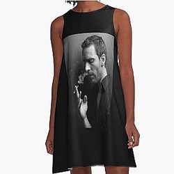 Michael Fassbender Art A-Line Dress