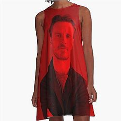 Michael Fassbender Celebrity A Line Dress