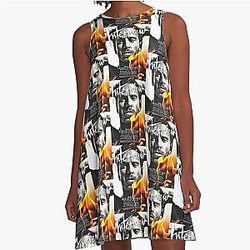 Dreamy Michael Fassbender A-Line Dress