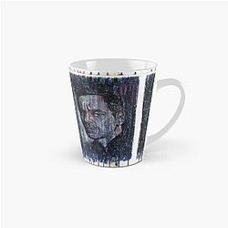Michael Fassbender Hand Drawn Oil Ink Portrait Tall Mug