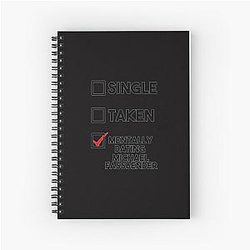 Dating Michael Fassbender Spiral Notebook