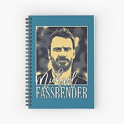 Michael Fassbender Spiral Notebook