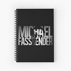 Michael Fassbender Spiral Notebook