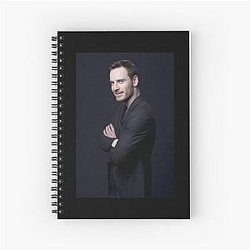 Michael Fassbender Spiral Notebook