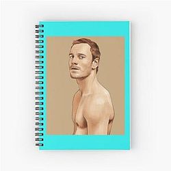 Michael Fassbender Spiral Notebook