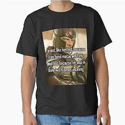 Michael Fassbender as Erik Lehnsherr Classic T-Shirt