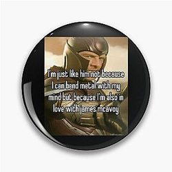 Michael Fassbender as Erik Lehnsherr Pin